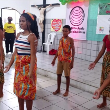 Jovens e Adolescentes da Compaixão participam de Festival de Artes, Cultura e Talentos