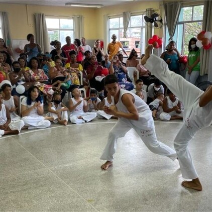 Compaixão promove batizado de capoeira e certificação dos alunos