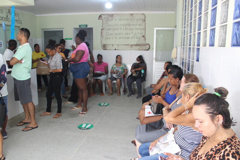 A comunidade assistida no Centro de Saúde Marcello Candia!