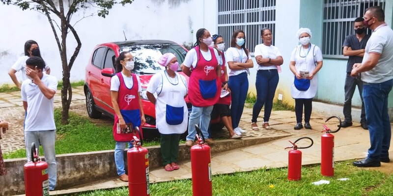 Prevenção ao incendio: colaboradores participam de capacitação