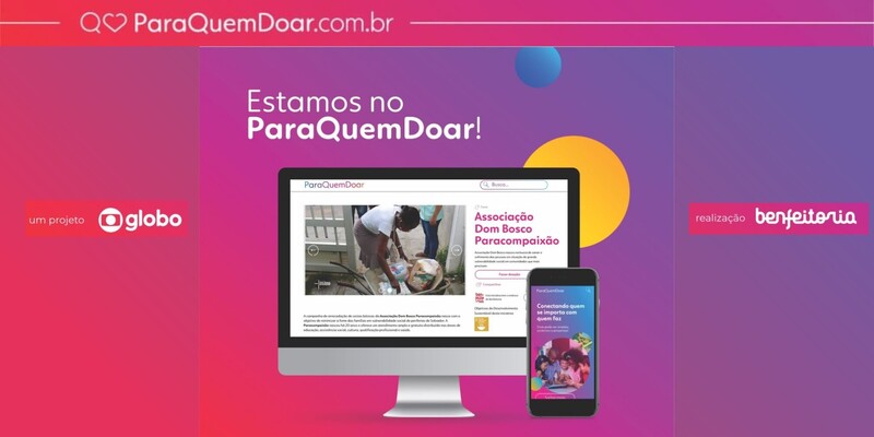 Somos uma das OSCs presentes no ParaQuemDoar.com