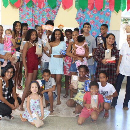 Conexão Vida: Brincadeiras, lanches e premiações fazem parte dos festejos juninos